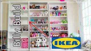 Build an IKEA BILLY Bookcase With Me Beanie Boo Edition.... IKEA BILLY Bookcase assembly