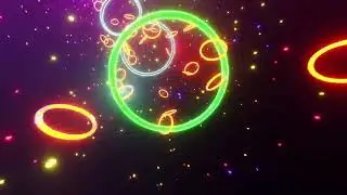 Colorful Circles Bubbles Loop   Stock Video   Motion Array