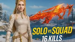 This AK-117 loadout is unstoppable Solo vs Squad record 16 kills intense gameplay | CODM