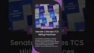 Senate Criticizes TCS Hiring Practices | Desh Duniya | Desh Duniya Updates