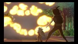 Pokemon Journeys : Raboot's Hilarous Ember kick to Team Rocket