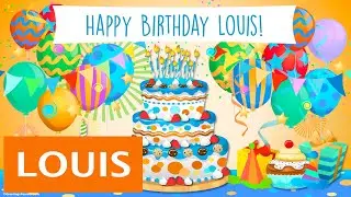 Name Louis, Happy Birthday to you Song Music for Louis!🎵  #happybirthdaymusic #Louisbirthday