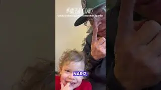 Marisa is learning her first words in Spanish. A small word, a huge moment for my heart 😭✨