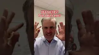Headaches and pain behind the eyes can be coming for the neck! | #srq #tampabay #venice