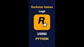 Rockstar Games Logo Using Python Turtle