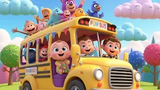 Wheels on the Bus Song 🚌 | Sing-Along Nursery Rhyme