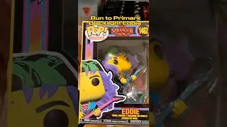 Run to Primark for a Blacklight Eddie Munson Funko Pop! #strangerthings #eddiemunson #funko