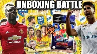UNBOXING BATTLE!!! FIFA 365 2018 vs CHAMPIONS LEAGUE
