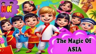 Explore Asia: Fun Kids Song About China, India, Japan, South Korea & Sri Lanka! Countries Of World