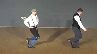 Zmagovalca tekmovanja parov v ljudskih plesih 2017