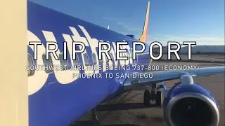 Trip Report | Southwest Airlines Boeing 737-800 (Economy) Phoenix to San Diego