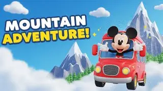 Mickey Mouse Travels to the Mountains! 🏔️🚌 | Kids Learning Cartoon