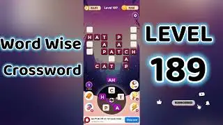 Word Wise Crossword Level 189 🧩 | Smart Crossword Puzzle Walkthrough | Go Answer