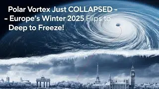 Полярный вихрь только что рухнул &mdash; зима 2025 года в Европе обернётся сильным морозом! #PolarVorte...