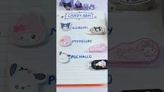 kuromi vs mymelody vs pochacco ⁉️ Which eraser do you like best ⁉️#kawaii #shorts #sanrio #funny