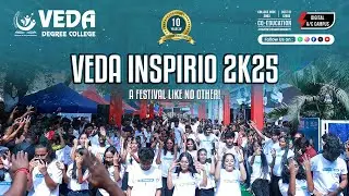 Grand Fest Ever in Hyderabad | Veda Inspirio 2k25 | PROMO | Veda Degree College