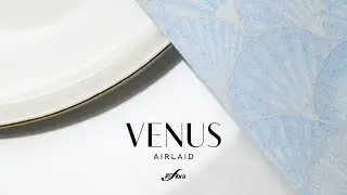 Infibra Venus : la gamme de coordonn&eacute;s d&eacute;cor&eacute;s en Airlaid.