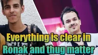 THUG SAY SORRY TO RONAK AND OWAIS FROM SOUL FAMILY|| EVERYTHING SORTED IN RONAK AND THUG CONTROVERSY