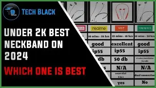 🎧 Best Neckband Under 2000 in 2024 | Top Bluetooth Headphone Picks | Tech Black