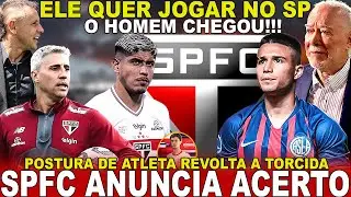 ELE CHEGOU!!! SPFC ANUNCIA NOVO DIRETOR! VENDA OFICIALIZADA | RAFINHA CUTUCA CRESPO | JULIAN ACEITA