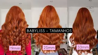 BABYLISS: COMPARANDO TAMANHOS DE MODELADOR DE CACHOS