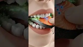 What Eating Fish Does Inside Your Body 🐟#3dmedical #humananatomy #science #animation