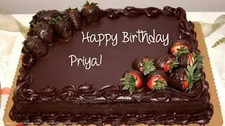 Priya Happy Birthday name song video -Happy Birthday Priya-Happy Birthday to you -🎉🎉🎊🎊🌸💖💓💓❤🌸💓