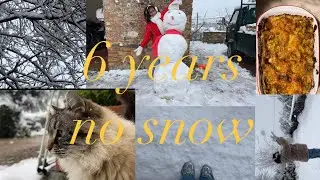 අවුරැදු 6කින් හිම ❄️☃️🤍