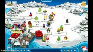 Club Penguin Party At Sleet Dock