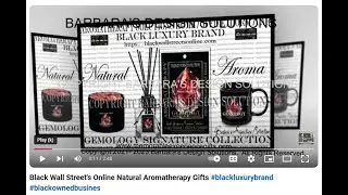 Black Wall Street's Online Natural Gemology Aromatherapy Gifts #blackluxurybrand #blackownedbusiness