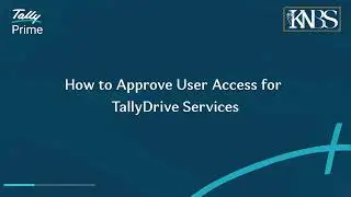 How to Approve User Access for TallyDrive Services | TallyHelp | Knbestsolution