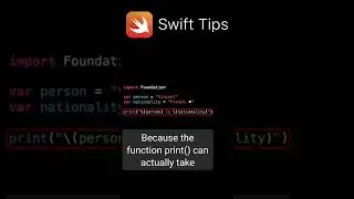 Swift Tips #1 - How to print more than one value?