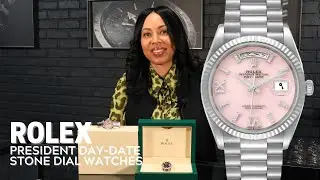 Rolex President Stone Dial Watches Review | SwissWatchExpo