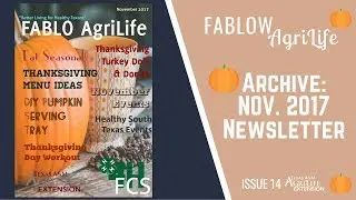 FABLOW AgriLife: Nov 2017 Newsletter