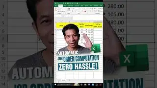 Excel Tutorial: Automatic Job Order & Sales Tracker for Laundry Shop  🧺📊