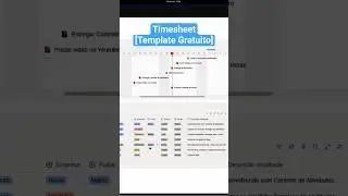 TIMESHEET no NOTION | Template Gratuito #notion #tutorial #notiontutorial #timesheet