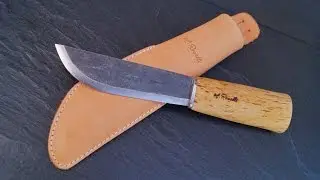 ROSELLI BIG Knife Finland Small Leuku Puuko Suomi Scandi Grind Samen Messer R-151 Sami Puukko