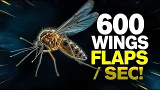 Mosquitoes Can Flap Their Wings 600 Times per Second | Amazing Insect Facts