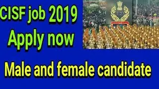 Defence job 2019   2019 job vacancy  #cisf job vacancy