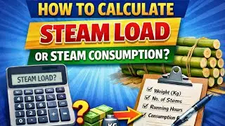 Steam Consumption Calculation Explained | Steam Load Formula | Mechanical Interview Hindi