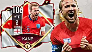 GOOD ST 106 RATED HARRY KANE GAMEPLAY REVIEW FIFA MOBILE WORLD CUP 22