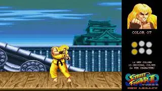 Super Street Fighter II Turbo: New Legacy (v0.4)  - New Colors Showcase