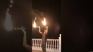 Fire Juggling! Let&rsquo;s light Up The Night #shorts #firejuggling #viral #like #juggling  #subscribe