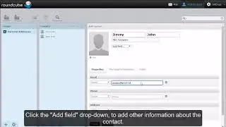 Roundcube - Manage Address Book