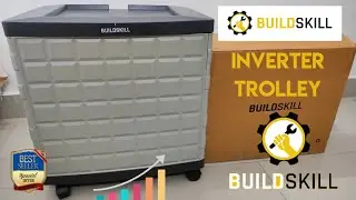 Buildskill BIT253 Inverter Trolley Unboxing with Premium Plastic Body Robust Rotating Wheels