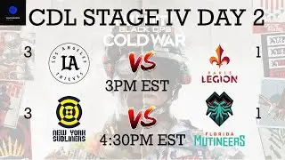 CDL Stage IV Week 2 - LA Thieves vs Legion - Subliners vs Mutineers - Call of Duty League Esports