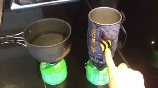 Jetboil Flash Personal Cooking System Boiling Demo - Trail Hiking Australia