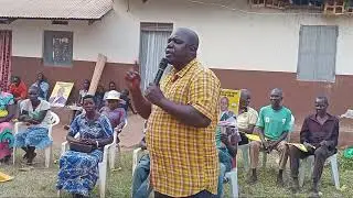 Hon Akena Geoffrey Door to door approach on fighting poverty out of Acholi Land 