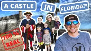 A REAL CASTLE in Florida?! - Castillo De San Marcos - Saint Augustine Florida