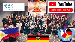 Filipino Nurses of RBK (Robert Bosch Krankenhaus) Christmas party. English Subtitle Available!
